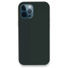 Apple iPhone 12 Pro Kılıf Lansman Legant Silikon - Koyu Yeşil