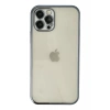 Apple iPhone 12 Pro Kılıf Lensli Silikon - Lacivert