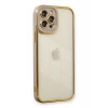 Apple iPhone 12 Pro Kılıf Liva Lens Silikon - Lila