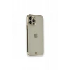 Apple iPhone 12 Pro Kılıf Liva Taşlı Silikon - Beyaz