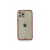 Apple iPhone 12 Pro Kılıf Liva Taşlı Silikon - Kırmızı