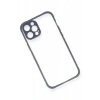 Apple iPhone 12 Pro Kılıf Miami Şeffaf Silikon - Gri