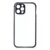 Apple iPhone 12 Pro Kılıf Miami Şeffaf Silikon - Lacivert