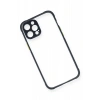 Apple iPhone 12 Pro Kılıf Miami Şeffaf Silikon - Lacivert