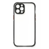 Apple iPhone 12 Pro Kılıf Miami Şeffaf Silikon - Siyah