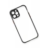 Apple iPhone 12 Pro Kılıf Miami Şeffaf Silikon - Siyah