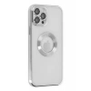 Apple iPhone 12 Pro Kılıf Slot Silikon - Gümüş