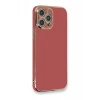 Apple iPhone 12 Pro Kılıf Volet Silikon - Kırmızı