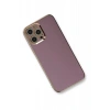 Apple iPhone 12 Pro Kılıf Volet Silikon - Mor