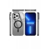 Apple iPhone 12 Pro Max Kılıf Beta Magneticsafe Silikon - Siyah