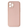 Apple iPhone 12 Pro Max Kılıf Coco Deri Silikon Kapak - Pembe