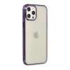 Apple iPhone 12 Pro Max Kılıf Element Silikon - Mor
