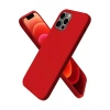 Apple iPhone 12 Pro Max Kılıf First Silikon - Koyu Kırmızı