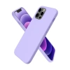 Apple iPhone 12 Pro Max Kılıf First Silikon - Lila