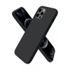 Apple iPhone 12 Pro Max Kılıf First Silikon - Siyah
