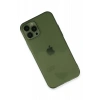 Apple iPhone 12 Pro Max Kılıf Fly Lens Silikon - Yeşil
