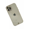 Apple iPhone 12 Pro Max Kılıf Liva Taşlı Silikon - Beyaz
