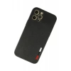 Apple iPhone 12 Pro Max Kılıf Loop Deri Silikon - Siyah
