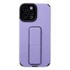 Apple iPhone 12 Pro Max Kılıf Mega Standlı Silikon - Lila