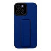 Apple iPhone 12 Pro Max Kılıf Mega Standlı Silikon - Mavi