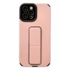 Apple iPhone 12 Pro Max Kılıf Mega Standlı Silikon - Pudra