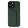Apple iPhone 12 Pro Max Kılıf Mega Standlı Silikon - Yeşil
