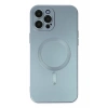 Apple iPhone 12 Pro Max Kılıf Moshi Lens Magneticsafe Silikon - Sierra Blue