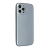 Apple iPhone 12 Pro Max Kılıf Nano içi Kadife Silikon - Sky Blue