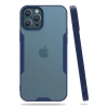 Apple iPhone 12 Pro Max Kılıf Platin Silikon - Lacivert