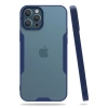 Apple iPhone 12 Pro Max Kılıf Platin Silikon - Lacivert