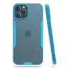 Apple iPhone 12 Pro Max Kılıf Platin Silikon - Mavi
