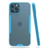 Apple iPhone 12 Pro Max Kılıf Platin Silikon - Mavi
