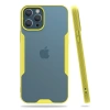 Apple iPhone 12 Pro Max Kılıf Platin Silikon - Sarı