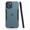 Apple iPhone 12 Pro Max Kılıf Platin Silikon - Siyah