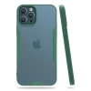 Apple iPhone 12 Pro Max Kılıf Platin Silikon - Yeşil