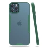 Apple iPhone 12 Pro Max Kılıf Platin Silikon - Yeşil