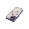 Apple iPhone 12 Pro Max Kılıf Prag Magneticsafe Kapak - Derin Mor