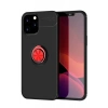 Apple iPhone 12 Pro Max Kılıf Range Yüzüklü Silikon - Siyah-Kırmızı