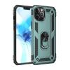 Apple iPhone 12 Pro Max Kılıf Sofya Yüzüklü Silikon Kapak - Yeşil
