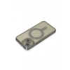 Apple iPhone 13 Kılıf Joke Simli Magneticsafe Kılıf - Gri