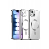 Apple iPhone 13 Kılıf Kross Magneticsafe Kapak - Titan Gri