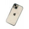 Apple iPhone 13 Kılıf Lensli Silikon - Yeşil