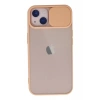 Apple iPhone 13 Kılıf Palm Buzlu Kamera Sürgülü Silikon - Pembe