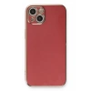 Apple iPhone 13 Kılıf Volet Silikon - Kırmızı