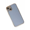 Apple iPhone 13 Kılıf Volet Silikon - Mavi
