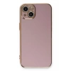 Apple iPhone 13 Kılıf Volet Silikon - Mor