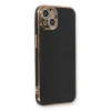 Apple iPhone 13 Kılıf Volet Silikon - Siyah