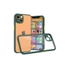 Apple iPhone 13 Mini Kılıf Miami Şeffaf Silikon - Koyu Yeşil