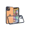 Apple iPhone 13 Mini Kılıf Miami Şeffaf Silikon - Lacivert