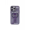 Apple iPhone 13 Pro Kılıf Apollo Magneticsafe Desenli Kapak - Apollo Mor - 3